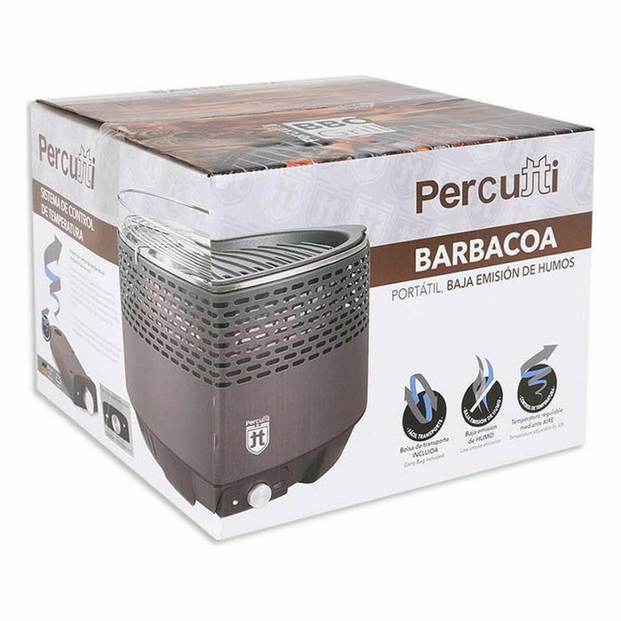 Barbacoa Portátil Percutti Sin humo 34 x 34 x 24,5 cm Barbacoa Portátil Percutti Sin humo 34 x 34 x 24,5 cm
