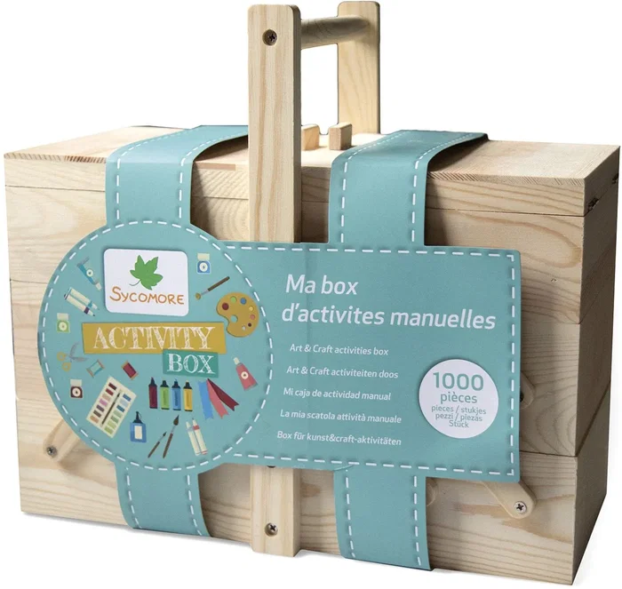 Sycomore AUS3700143935685 Caja de Actividades de Manualidades, 1000 Piezas, Desde 3 Años