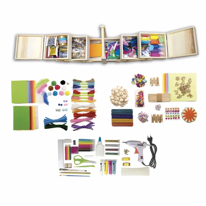 Sycomore AUS3700143935685 Caja de Actividades de Manualidades, 1000 Piezas, Desde 3 Años