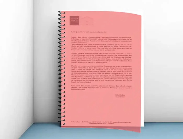 Liderpapel Tapas Polipropileno A4 0.5 mm Rojo Translucido Paquete 100 Unidades