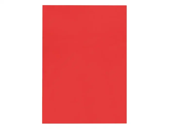 Liderpapel Tapas Polipropileno A4 0.5 mm Rojo Translucido Paquete 100 Unidades