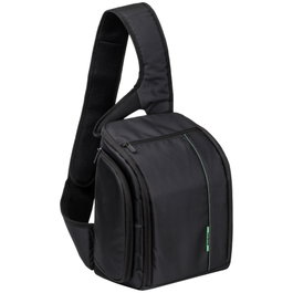 Rivacase 7470 DSLR Sling Bag Negro/Verde
