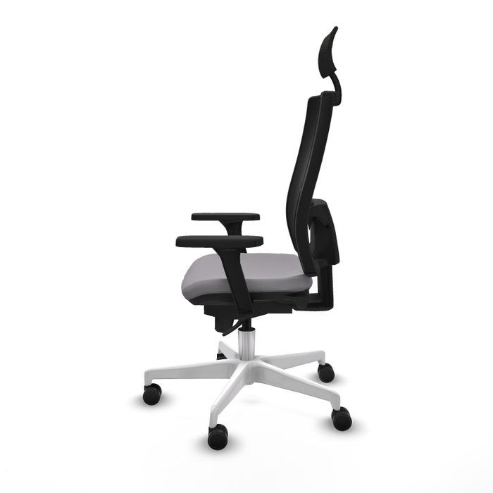 PIQUERAS Y CRESPO Silla de oficina Horna Gris y Negro