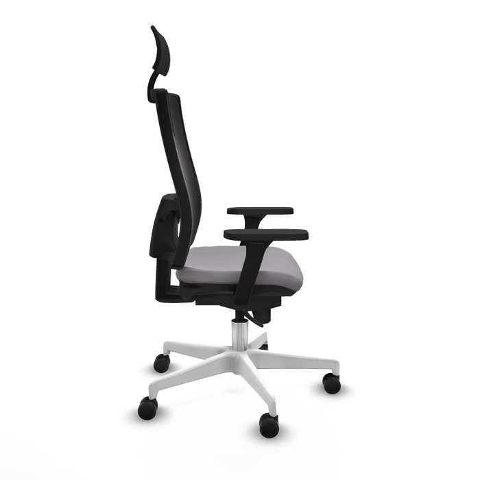 PIQUERAS Y CRESPO Silla de oficina Horna Gris y Negro