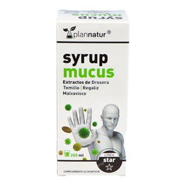 PLANNATUR Jarabe Mucus 250 ml para Vías Respiratorias y Tos