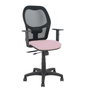 PIQUERAS Y CRESPO Silla de oficina Alocén Rosa y Negro con mecanismo Sincro/Traslack