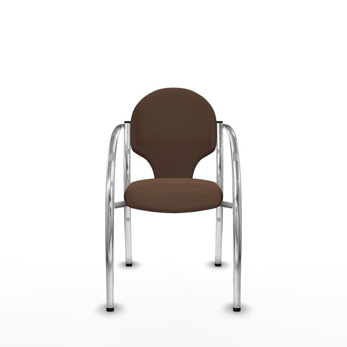 Silla de Recepción Hellín Piqueras y Crespo 220PTCRB463 Marrón oscuro 2 Unidades