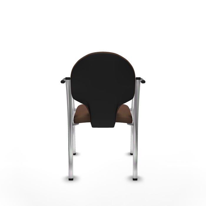 Silla de Recepción Hellín Piqueras y Crespo 220PTCRB463 Marrón oscuro 2 Unidades