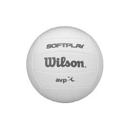 Balón de Voley Playa Wilson Avp Soft Play Vb White Blanco Cuero Sintético Talla 5 (Talla única)