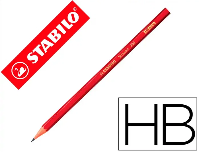 Stabilo Lápiz de Grafito Swano 306 HB - Caja de 12 unidades