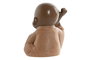 DKD Home Decor Figura de Monje en Resina Surtido de 3 Unidades