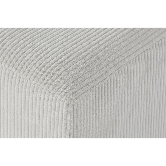 DKD Home Decor Descalzadora Poliéster MDF Beige 100x40x40