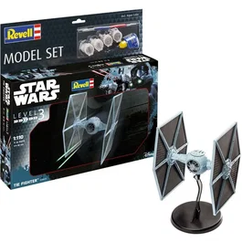 Revell 63605 Maqueta Star Wars Tie Fighter, Kit de Modelismo para Montar, Pegar y Pintar 1:46, con Pinturas y Accesorios