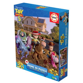 EDUCA BORRAS Puzzle 3D Lenticular Toy Story 5 de 200 piezas