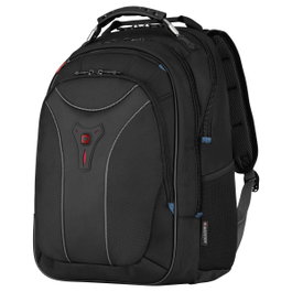 Wenger Carbon Notebook Rucksack 600637 Mochila para Portátil hasta 17 Pulgadas (43.2 cm), Compartimento Principal, 30 L, Negro