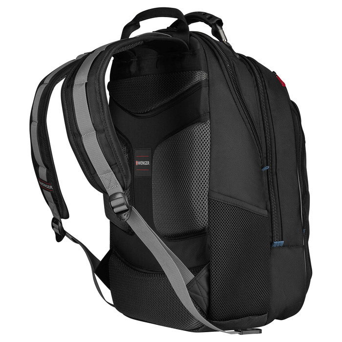Wenger Carbon Notebook Rucksack 600637 Mochila para Portátil hasta 17 Pulgadas (43.2 cm), Compartimento Principal, 30 L, Negro
