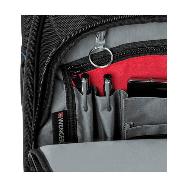 Wenger Carbon Notebook Rucksack 600637 Mochila para Portátil hasta 17 Pulgadas (43.2 cm), Compartimento Principal, 30 L, Negro