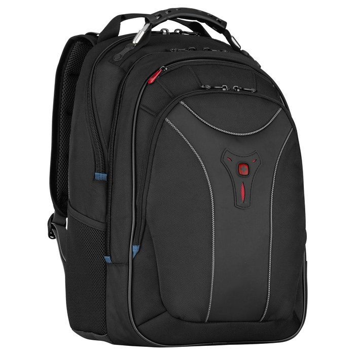 Wenger Carbon Notebook Rucksack 600637 Mochila para Portátil hasta 17 Pulgadas (43.2 cm), Compartimento Principal, 30 L, Negro