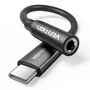 Vention Adaptador de Audio BIIBA USB-C Macho a Jack 3.5 mm Hembra Negro