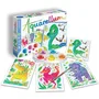 Sentosphere Aquarellum Junior - Juego de Acuarela Dinosaurios para Niños, 5 Colores con Delineado sobre Papel Vitela, a Partir de 7 Años