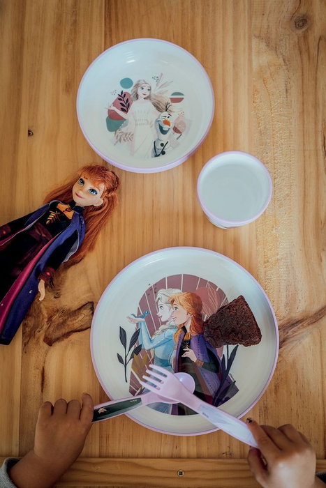 Licensing Bowl Premium Bicolor Antideslizante Frozen Licensing Bowl Premium Bicolor Antideslizante Frozen