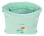 Bolsa Mochila con Cuerdas Safta Fiesta Verde 26 x 34 x 1 cm