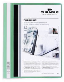 Dosier Fastener Durable Duraplus 2579 A4 Verde (Set de 25)