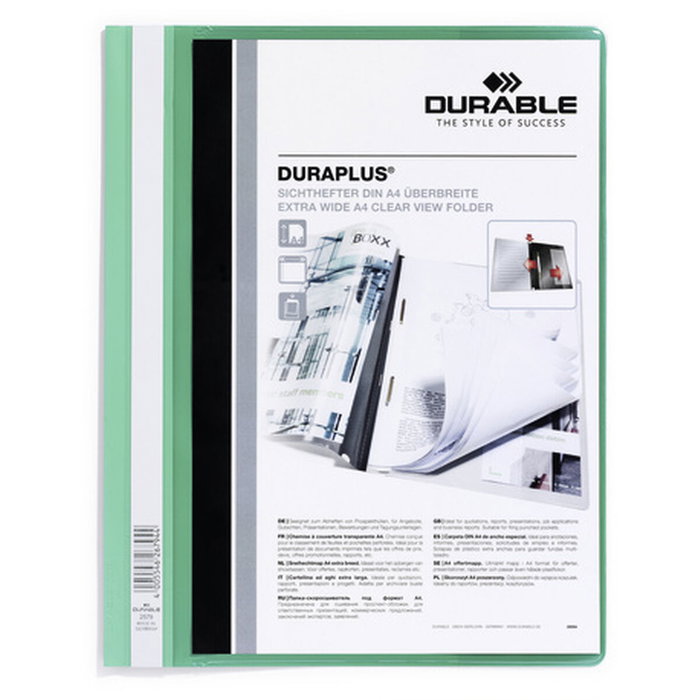 DURABLE Dosier Fastener Duraplus A4 Verde (Set de 25) DURABLE Dosier Fastener Duraplus A4 Verde (Set de 25)