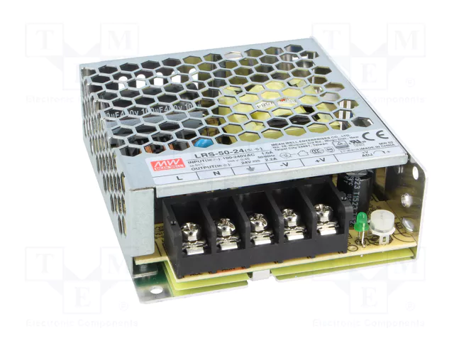 MEAN WELL LRS-50-24 52,8W 24VDC
