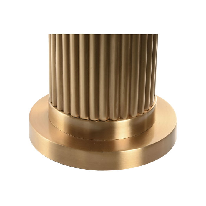 DKD Home Decor Lámpara de Sobremesa de Latón y Lino Dorado DKD Home Decor Lámpara de Sobremesa de Latón y Lino Dorado
