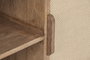 DKD Home Decor Mueble TV Urban Rufur25 47 x 50 x 160 cm Marron Beige