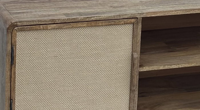 DKD Home Decor Mueble TV Urban Rufur25 47 x 50 x 160 cm Marron Beige DKD Home Decor Mueble TV Urban Rufur25 47 x 50 x 160 cm Marron Beige