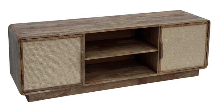 DKD Home Decor Mueble TV Urban Rufur25 47 x 50 x 160 cm Marron Beige DKD Home Decor Mueble TV Urban Rufur25 47 x 50 x 160 cm Marron Beige