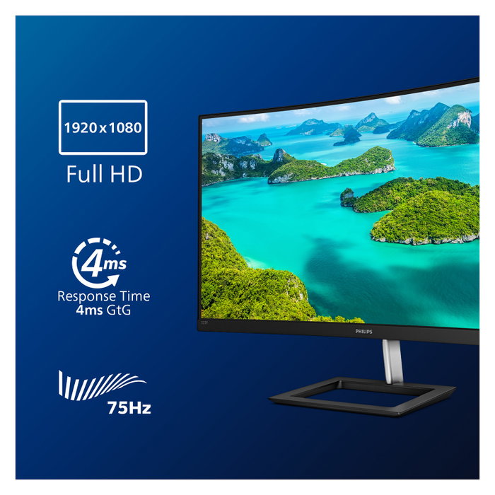 Philips E-Line 322E1C Monitor Curvo 31.5 pulg Full HD Philips E-Line 322E1C Monitor Curvo 31.5 pulg Full HD