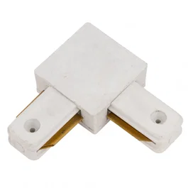 Conector 90º Carril Monofásico Blanco HO-PL218000A