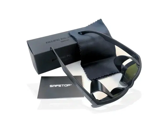 Safetop Gafas de Protección Pacific Polaris Ocular Azul Polarizado Espejado con Guardas Desmontables
