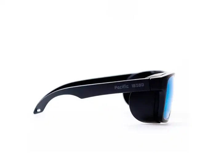 Safetop Gafas de Protección Pacific Polaris Ocular Azul Polarizado Espejado con Guardas Desmontables