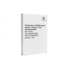 F-Secure Internet Security 25 Dispositivos 1 Año ESD-Download ESD