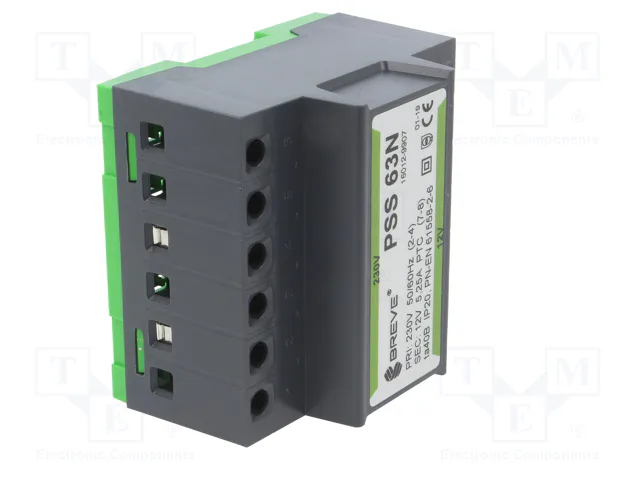 BREVE TUFVASSONS Transformador de red 63VA 230VAC 12V