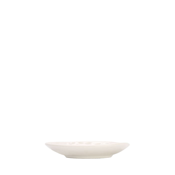 SUMMA BARISTA Platillo para café, blanco, diámetro 11.5 cm, apto lavavajillas, vajilla de vitro porcelana, colección BARISTA (Set de 6)