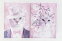 DKD Home Decor Cuadro Lienzo Pino Gato Surtido de 2 Unidades