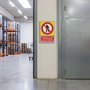 DUVER Señal de Prohibición Prohibido Paso Persona Ajena al Almacén