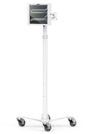 Compulocks MCRSTDEXW13PAPX4W Soporte de Seguridad para iPad Pro M4 y M5 de 13" (Modelos 2024/2025), Tipo Piso, Color Blanco, con Candado de 2 Llaves y Gestión de Cables