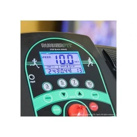 Cinta de Andar y Correr Cecotec RunnerFit Step/ 1000W/ hasta 120kg/ Negra