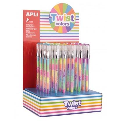 Apli Roller Tinta De Gel Pen Twist Colores Surtidos Expositor 24 Ud Apli Roller Tinta De Gel Pen Twist Colores Surtidos Expositor 24 Ud