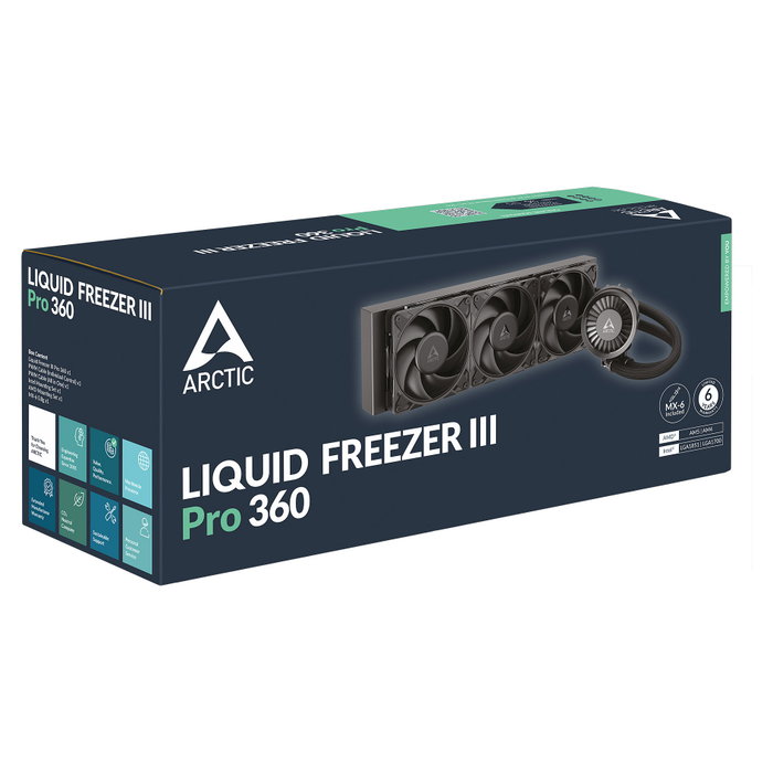 ARCTIC Liquid Freezer III Pro 360 Black