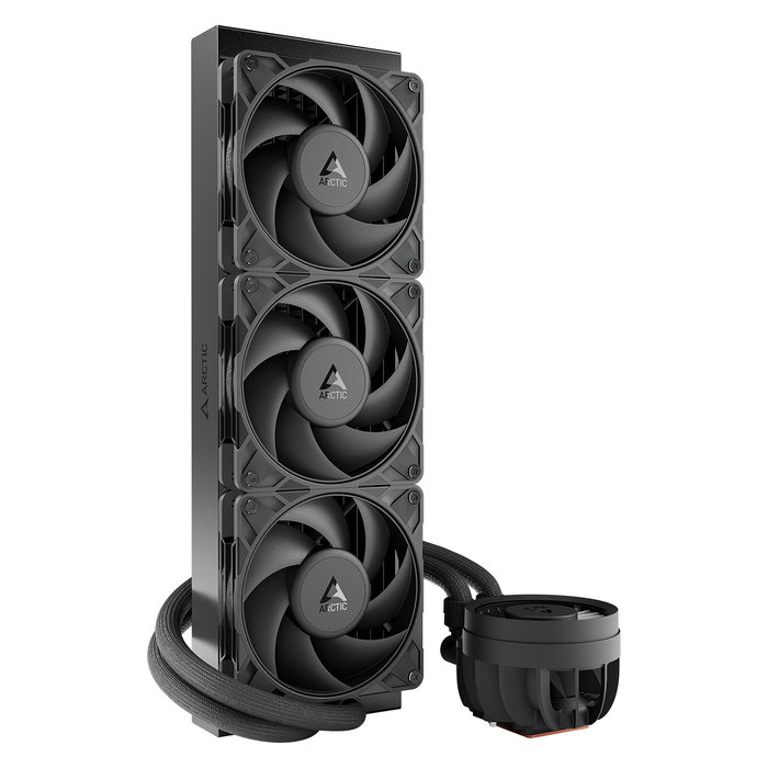 ARCTIC Liquid Freezer III Pro 360 Kit de Refrigeración Líquida AIO, 3 Ventiladores PWM FDB de 120mm, Negro, Compatible con AM4, AM5, LGA1700, LGA1851