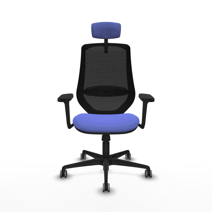 PIQUERAS Y CRESPO Silla de oficina Mardos con mecanismo Sincro, Azul claro y Negro PIQUERAS Y CRESPO Silla de oficina Mardos con mecanismo Sincro, Azul claro y Negro