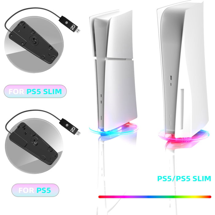 ready2gaming PS5 Light Stand con iluminación RGB ready2gaming PS5 Light Stand con iluminación RGB