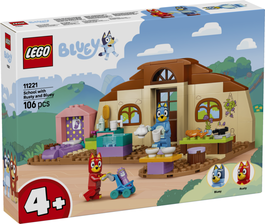 LEGO Escuela con Rusty y Bluey 11221 Juguete de construcción a partir de 4 años 106 piezas